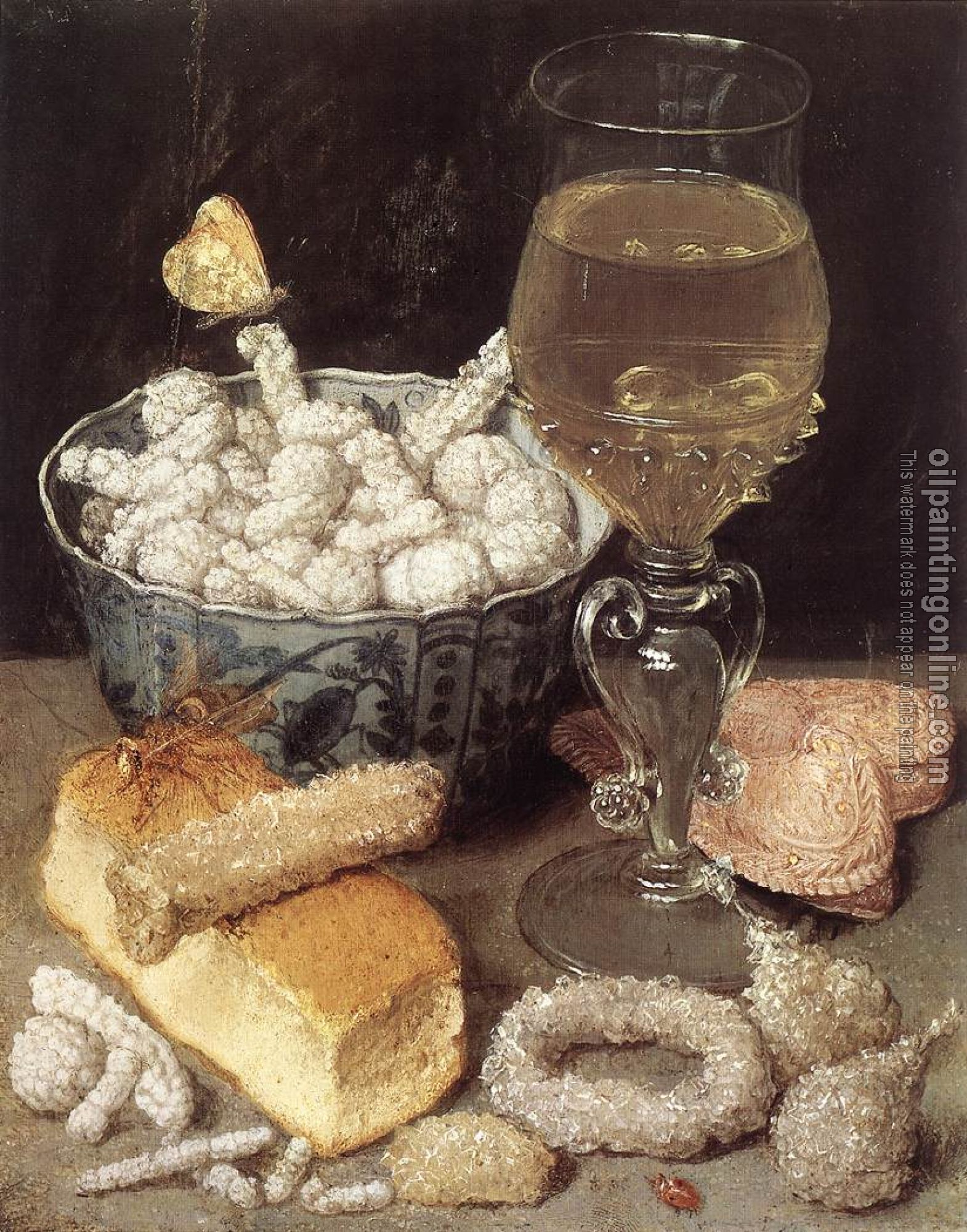 Flegel, George - Still-Life with Bread and Confectionary